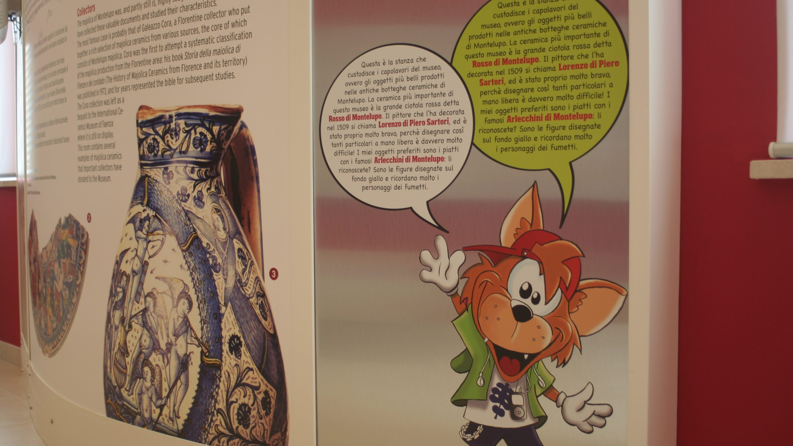 Zaffero guida i bambini alla scoperta del museo della ceramica