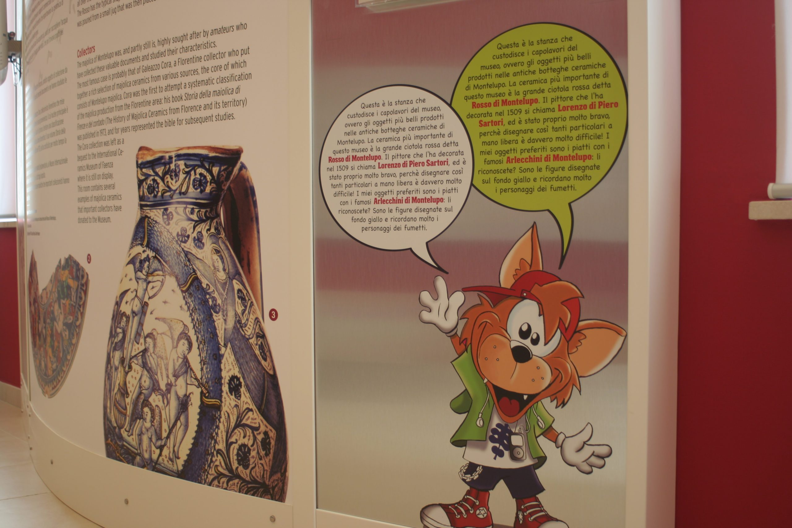 Zaffero guida i bambini alla scoperta del museo della ceramica