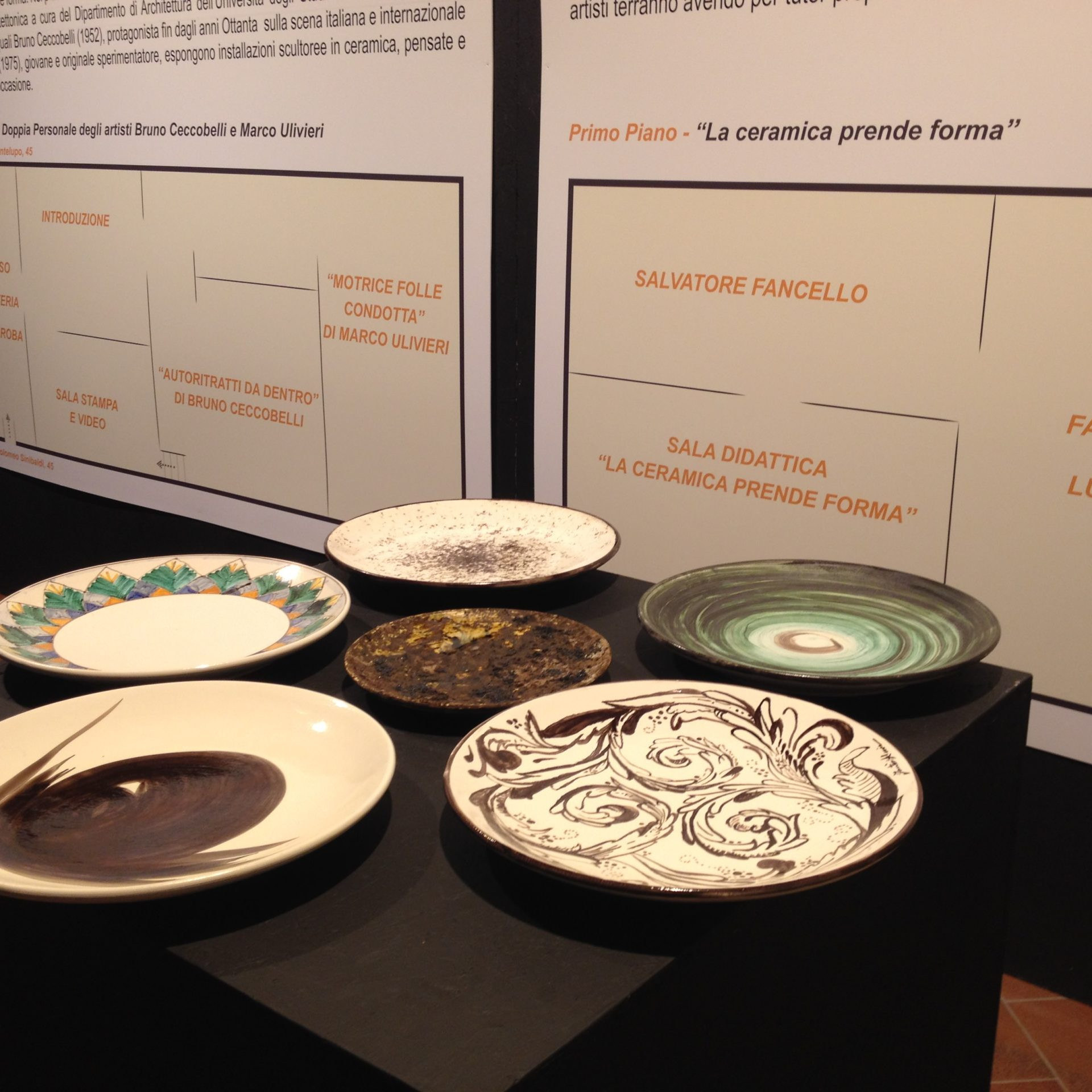 ESPOSIZIONE ELABORATI ALLIEVE DEL PROGETTO CERAMICA IN CANTIERE 2016