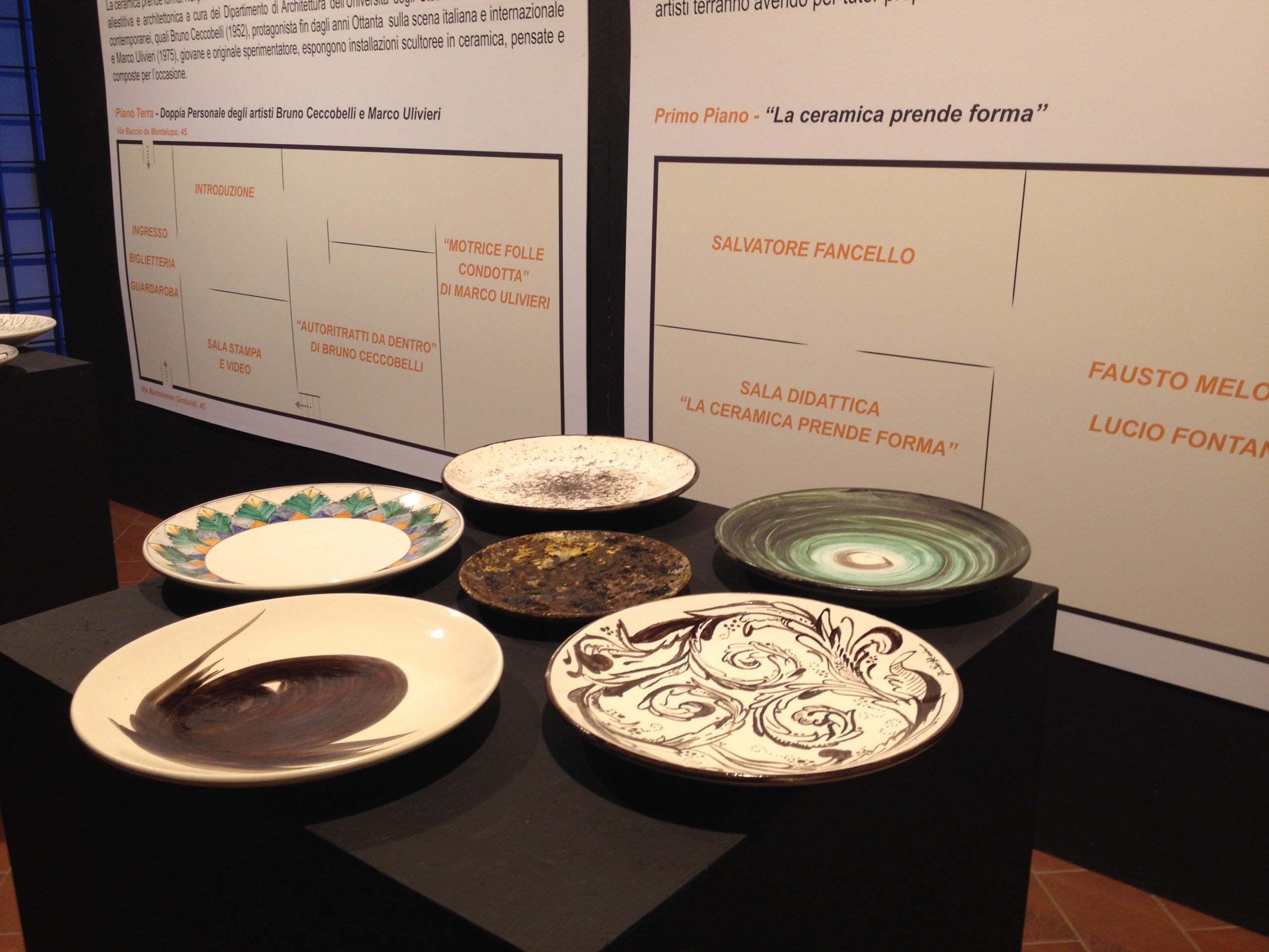 ESPOSIZIONE ELABORATI ALLIEVE DEL PROGETTO CERAMICA IN CANTIERE 2016