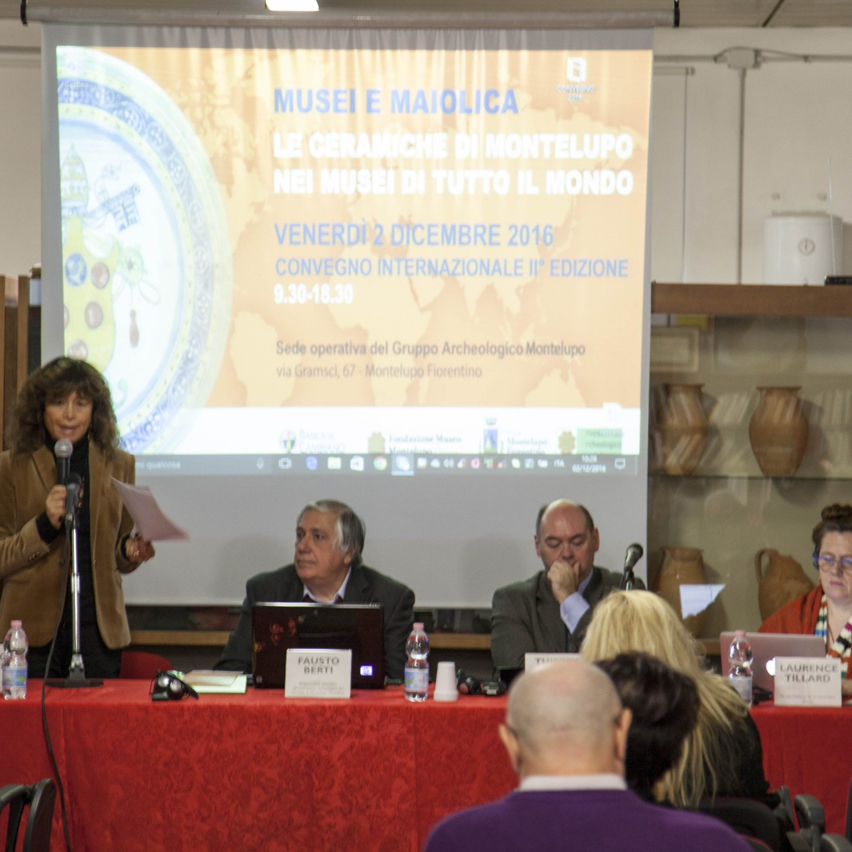 Relatori al Convegno internazionale musei e maiolica di Montelupo