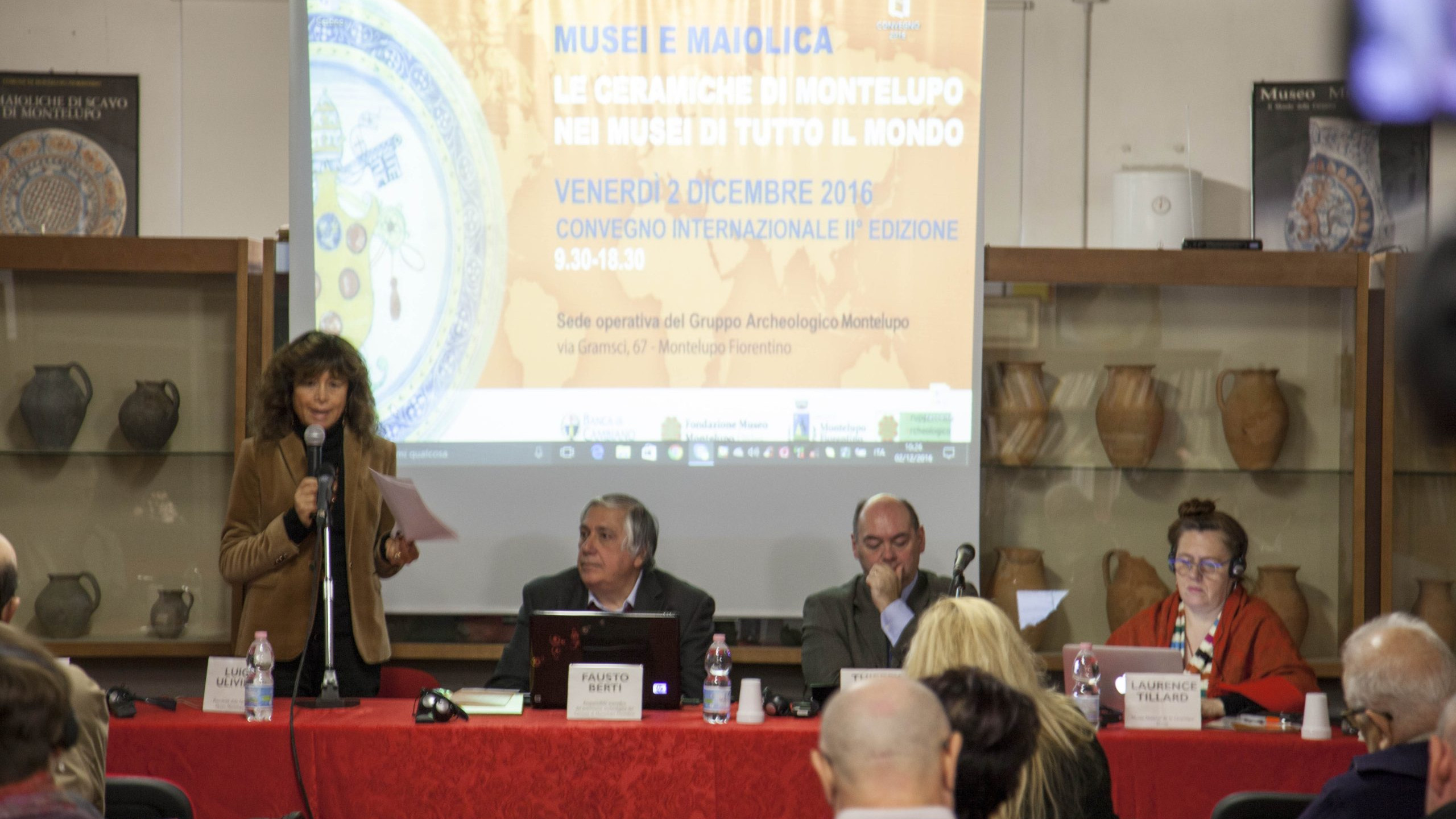 Relatori al Convegno internazionale musei e maiolica di Montelupo