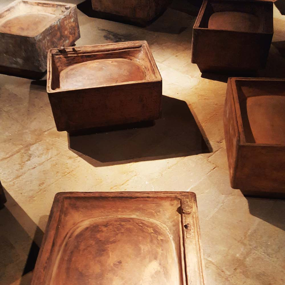 opera Plessi realizzata a Montelupo