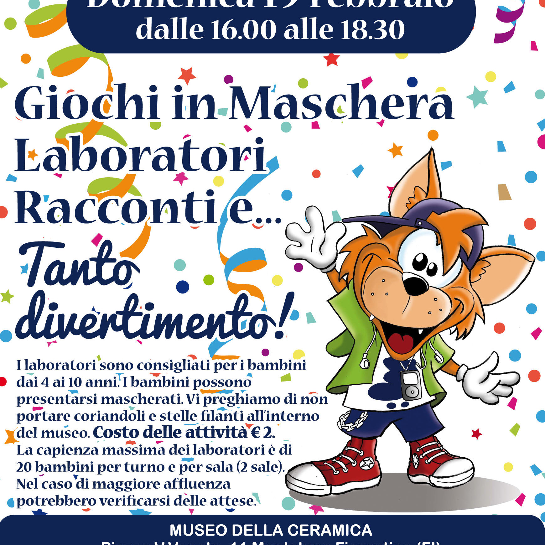 carnevale al museo della ceramica