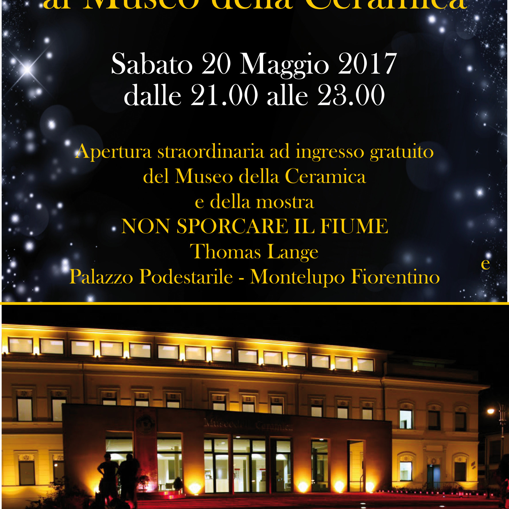 La notte dei Musei al Museo della Ceramica
