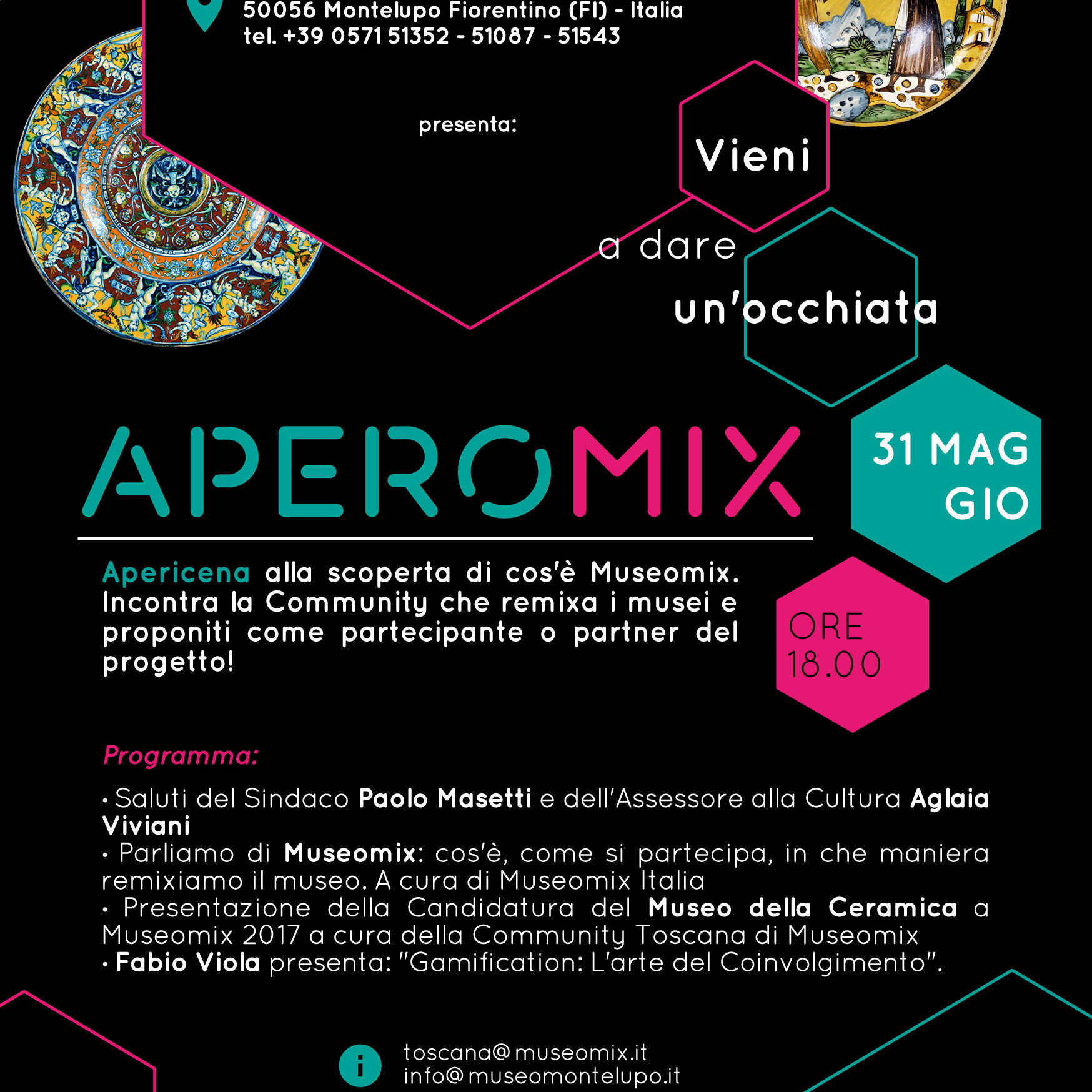 Aperomix al Museo della Ceramica