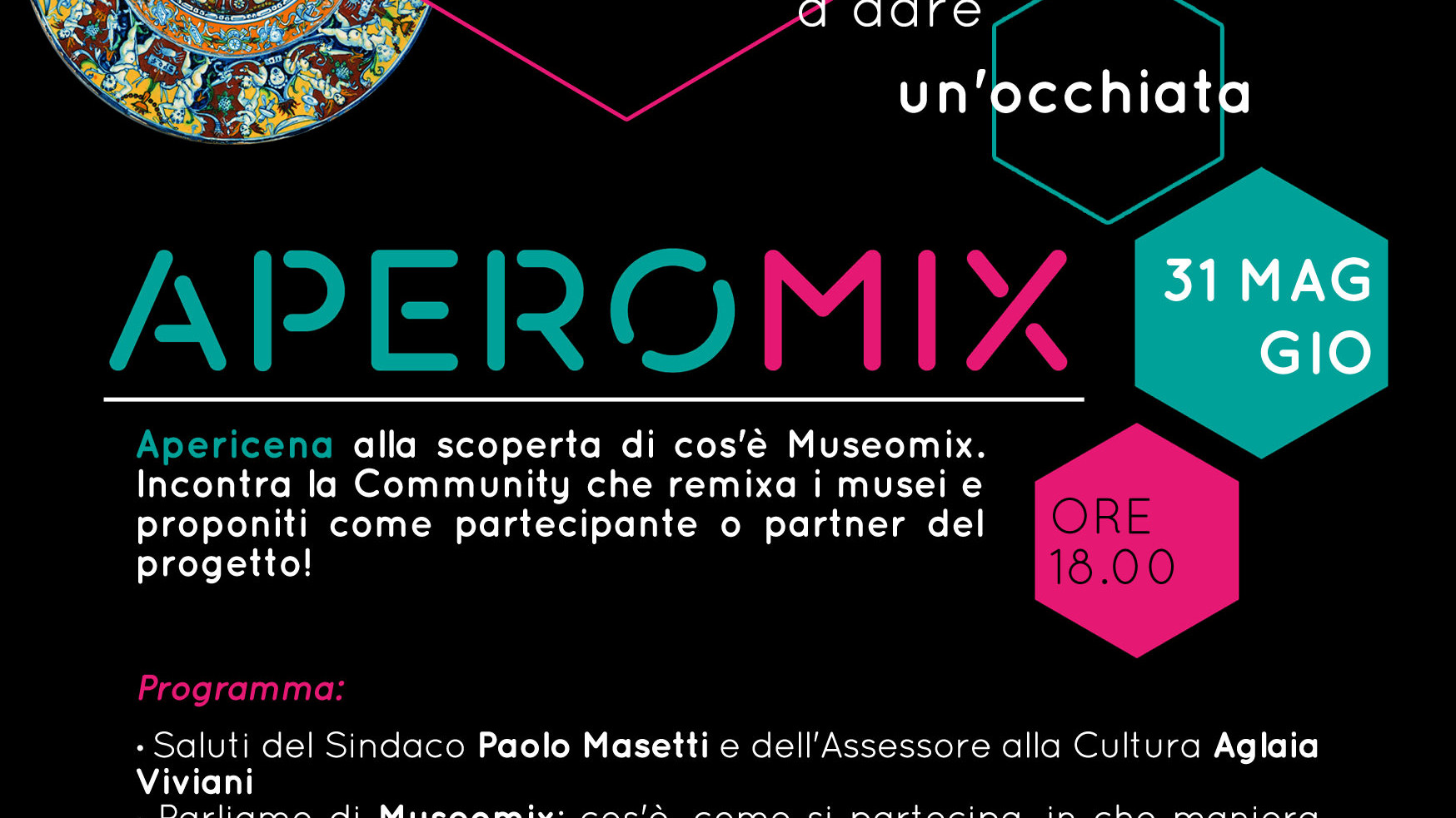 Aperomix al Museo della Ceramica