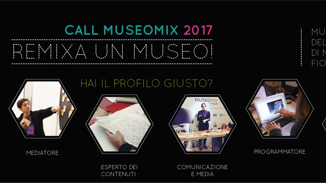 Sono aperte le call 2017 fino al 16 luglio per candidarti come museomixer