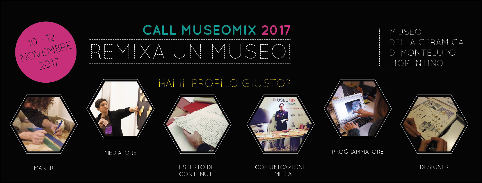 Sono aperte le call 2017 fino al 16 luglio per candidarti come museomixer